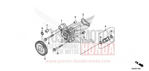 POMPE A HUILE CBF300NAJ de 2018